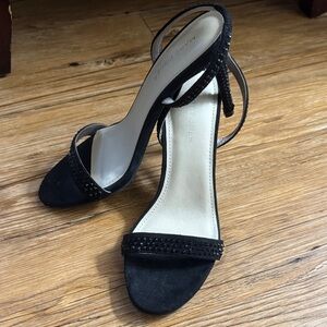 Marc Fisher Black slingback Strappy Heels with bling